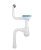 Сифон д/мойки AQUANT Метал-пласт. AВ 0139-20