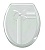 Сиденье д/унитаза белое БАНТИК /Еврокомфорт
